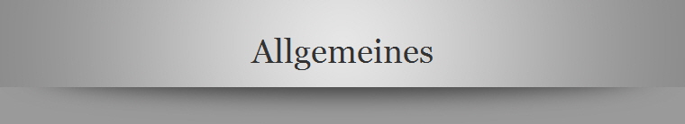 Allgemeines